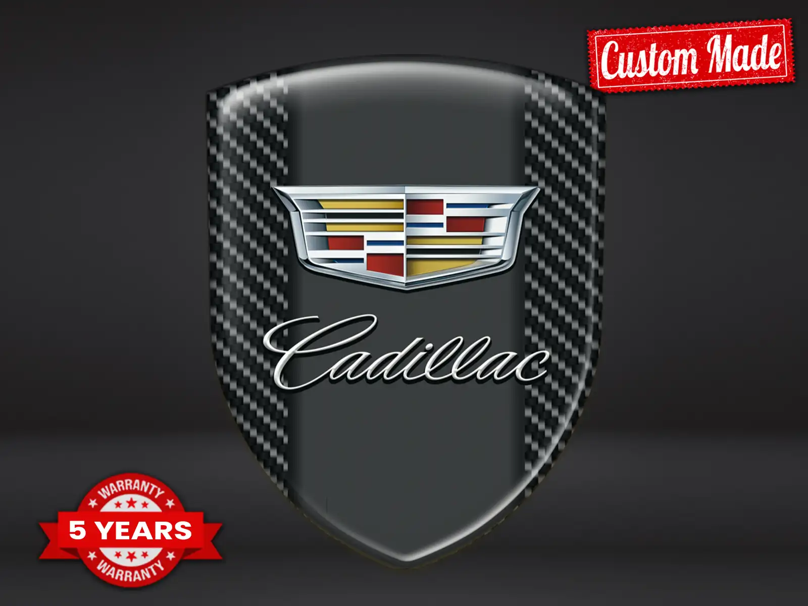 Cadillac Autoembleme Sportlich Hochwertig Minimalistisch